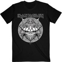 Iron Maiden Samurai Graphic White Black Unisex marškinėliai S