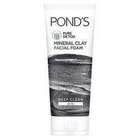 POND'S Gryna Detox mineralinio molio aktyvuota anglis, 4 kartus sugerianti aliejų, detoksikuojanti, akimirksniu švytinti be aliejaus, veido prausiklis 90 g