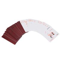 54pcs Colorblind Correction Poker Card Interesting Red Green Color Paper Material Playing Cards for