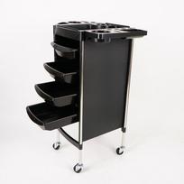 Large Capacity Hairdressing Cart Hair Salon Hot Dyeing Tool Cart Stainless Steel Barber Shop Salon Large Capacity Storage Cart