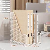 Metal Desktop File Storage Rack and Hanging Shelf