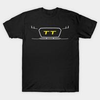 Men Black Print T-shirt Tt Rs No-Cut Transfer Paper Print Cotton Tshirt S juoda