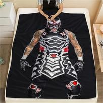 1PC Penta Print Flannel Blanket, High quality Comfortable for All Seasons, Home Decor, Warmth and Comfort, Perfect for Christmas Gifts105 80cm x 120cm