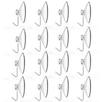 20PCS Window Suction Cups With Metal Hooks Hanger Hanging Hook Sucker Cup One Size