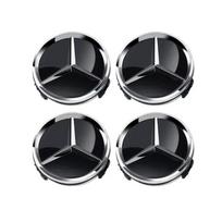 4 vnt. 60 mm automobilio ratlankio gaubto emblemos, skirtos „Mercedes Benz C180 E300 GLC W163 W166 W167 W204 W205 W212 W213 X253 W117 W176 W164“