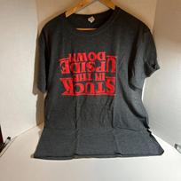 Stranger Things Stuck In The Upside Down 100% Cotton T-shirt Mens Tees Top 3XL