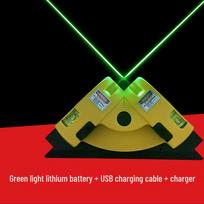 High Precision Right Angle Green Laser Level with Infrared for Outdoor Use