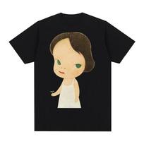 Yoshitomo Nara Flower Vintage T-shirt Japanese Anime Cotton Men T shirt New Tee Tshirt Womens Tops - Men's Summer Cotton Grap... S įvairiaspalvis