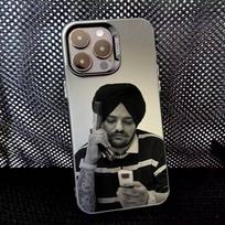 Sidhu Moose Wala Phone Case For iPhone 16,15,14,13,12,11,8,7,Pro,Max,Plus,Mini,XS,SE Anti Fall Black Matte Hard iPhone13PRO