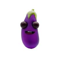 Akius traukiantis baklažano spaudomas žaislas juokingas streso mažinimo žaislas spaudomas fidget žaislas imitacinis daržovių nuobodulio mažinimo žaislas vaikams suaugusiems dovana rekvizitas Eggplant