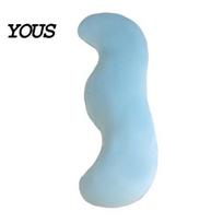 Side Sleepers Body Pillow Long Hug Pillow, Full with Removable Washable Cover, Pregnancy Comfort Support Leg Bolster for Ergonomic mėlyna