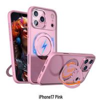CAXITON iPhone 17 Magnetic Ring Stand Phone Case