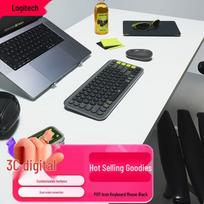 Logitech POP ICON COMBO Wireless Keyboard and Mouse Combo juoda