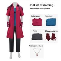 Dante Devil May Cry Cosplay Costume With Printed Long Sleeve Jacket For Halloween Events S raudona
