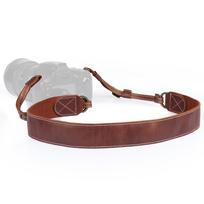 MegaGear MG1515 Sierra Series Genuine Leather Camera Strap Brown Compact Shoulder/Neck ruda