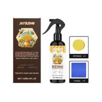 Jaysuing Beeswax Wood Furniture Care Polish, Wood Furniture Renovation Gloss Protection Oil Wax Universal