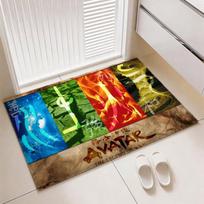 Avatar The Last Airbender Floor Mat Soft Thickened Flannel Door Mat Non-Slip Living Room Rug Home Decor 40x60cm