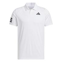 Adidas Tennis3 Stripes Polo marškinėliai vyriški Balti/Juodi KA8332 M