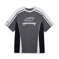 Li Ning x LEAGUE OF LEGENDS Sports Life Collection T Shirt Unisex Coal Smoke Gray/Black AHSV639-2 L