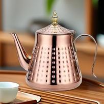 Gooseneck Teapot Stainless Steel Kettle for Induction Loose Leaf Tea 1.3L
