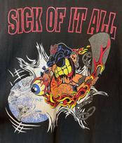 Sick Of It All Grupės Pushed Too Far Marškinėliai Sunkaus Medvilnės Marškinėliai MC748 Unisex T-Shirt XXXL gray