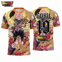 Dragon Ball Goku Football Jersey Japanese anime graphic T-shirt Sports Dry Quickly Men's T-Shirt Kid's Clothing Tee Y2k Woman XXS