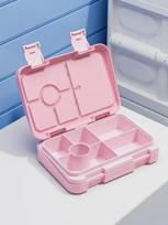 810ml Large-Capacity Children's Bento Box with Double Buckle and Microwave-Safe Compartments