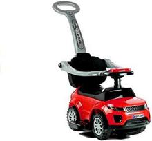 Lean Cars Vaikiškas automobilis su rankena 614W, raudonas