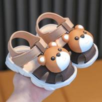 Learning-to-walk Shoes with Anti-slip Velcro and Cartoon-style Sandals 15 kava