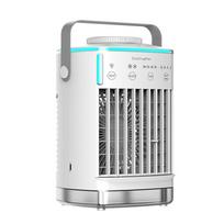 Small Ice Cooling Fan with Water Tank Desktop Quiet Purification Fan 4-Speed Portable 5V USB Power for Home Dorm 166*143*242mm balta