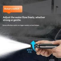 1 Set Adjustable High Pressure Water Gun Nozzle Easy to Use for Car Washing Lawn Watering Garden Maintenance Onesize