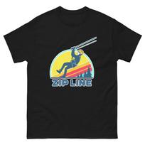 Zip Line Carnival Fair Amusement Park T-Shirt S