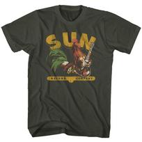 Sun Records Record Company Rooster With Guitar Men's T Shirt Rock Music Merch M