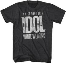 Billy Idol It's A Nice Day For A White Wedding Men's T Shirt Punk Music Merch L