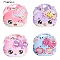 Cartoon Cat Piggy Bank Cute Coin Deposit Box Creative Children Saving Box  Birthday Gifts 1 Pcs-random