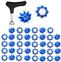 Lofthestar 40 Golf Shoes Spikes (Soft Spikes) Fixed, Anti-Slip, Easy 2.7cm*1.2cm mėlyna