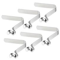 PATIKIL 8.3x8mm Kayak Paddle Snap Set of 6 Tent Pole sidabras