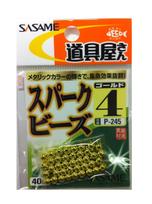 SASAME P-245 Doguya Spark Beads (Gold) 4 4mm