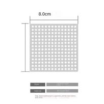 Easy To Install and Clean Drainage Net Cover Square Sink Strainer Drain Filter  Bathtub 8cm