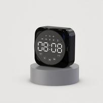 Stalinis laikrodis Bluetooth belaidis garso mini LED veidrodinis skaitmeninis žadintuvas Temperatūra savaitgalio ekranas stalinis laikrodis
