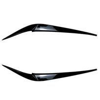 Priekinių žibintų antakiai BMW X4 X3 G01 G02 2018 Akių vokai dangteliai dangteliai Lipdukas Apdailos kėbulo komplektas Automobilis Glossy Black