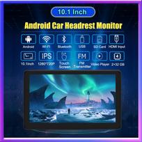10,1 colio Android galvos atramos monitorius Nešiojami daugialypės terpės automobilio išmanioji sistema IPS INCELL skydiniai monitoriai BT/HDMI/WIFI/FM 2G+32G