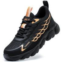 Fashion Summer labor protection shoes anti-smash anti-puncture lightweight breathable safety shoes wear-resistant site shoes men H444 36 auksas