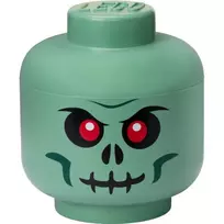 LEGO Storage Head Skeleton dėžutė juoda/raudona, didelė
