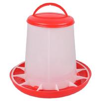 Chick Feeder Automatic Poultry Food Containers for Chickens Geese Ducks white