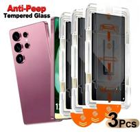 3Pcs Anti Spy Screen Protector for Samsung Galaxy S26 Ultra S26 Plus Galaxy S26 Easy Installation for Multiple Models For Galaxy S26 Ultra