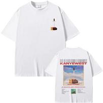 Rapper Kanye West Late My Beautiful Dark Twisted Fantasy Graphic Tshirts Unisex Hip Hop Vintage Tshirt Fashion Oversized T Shirts S