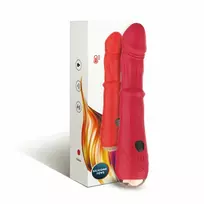 ARMONY VIBRATORS ARMONY - THERMO-ADJUSTABLE POINT A STIMULATOR VIBRATOR DILDO RED