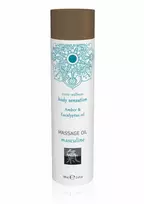 HOT HOT Seductive Massage Oil 100 ml - Nourishing Natural Formula, Amber Scent