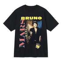 Singer Bruno Mars 24k Magic World Tour Fashion Graphics T Shirts Mens Aesthetic Hip Hop T-shirt Casual Summer Streetwear Unis... S įvairiaspalvis